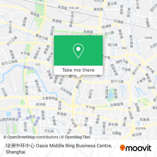 绿洲中环中心 Oasis Middle Ring Business Centre map