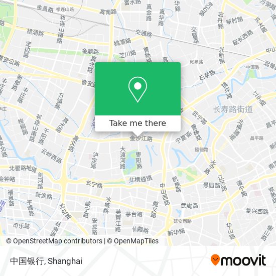 中国银行 map