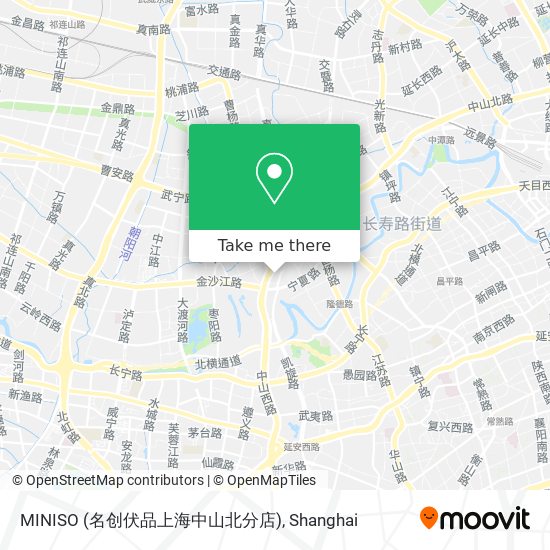 MINISO (名创伏品上海中山北分店) map