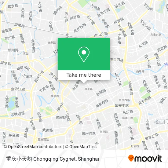 重庆小天鹅 Chongqing Cygnet map
