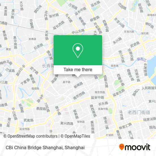 CBi China Bridge Shanghai map