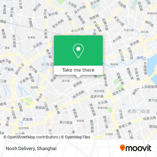 Nosh Delivery map