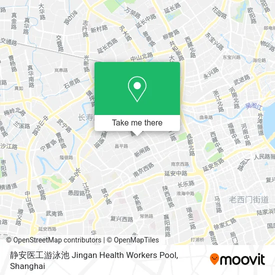 静安医工游泳池 Jingan Health Workers Pool map