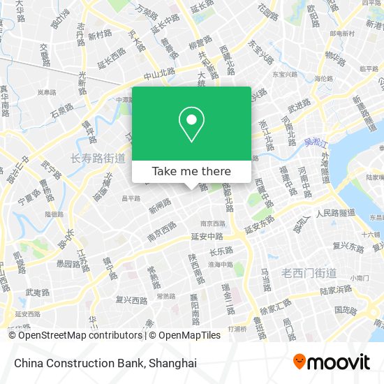 China Construction Bank map
