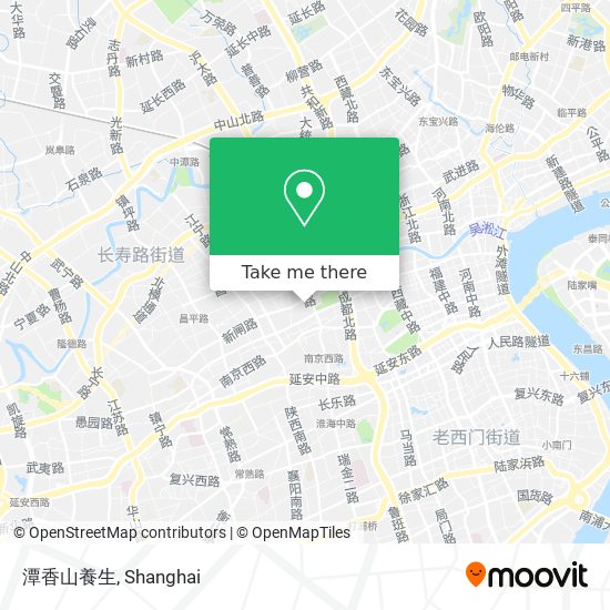 潭香山養生 map