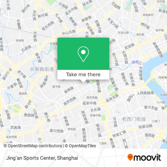 Jing'an Sports Center map