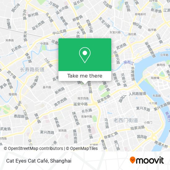 Cat Eyes Cat Café map