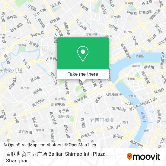 百联世贸国际广场 Bailian Shimao Int'l Plaza map