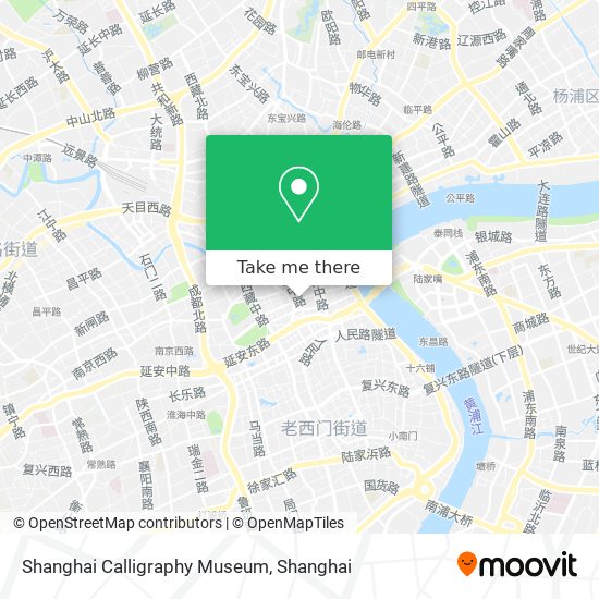 Shanghai Calligraphy Museum map