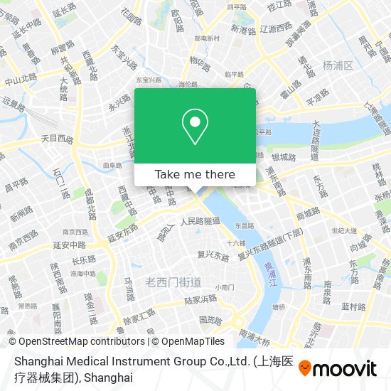 Shanghai Medical Instrument Group Co.,Ltd. (上海医疗器械集团) map