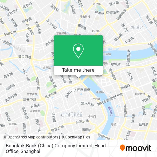 Bangkok Bank (China) Company Limited, Head Office map