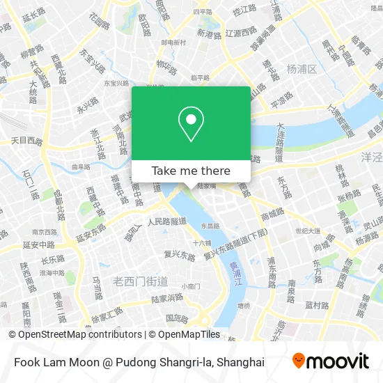 Fook Lam Moon @ Pudong Shangri-la map