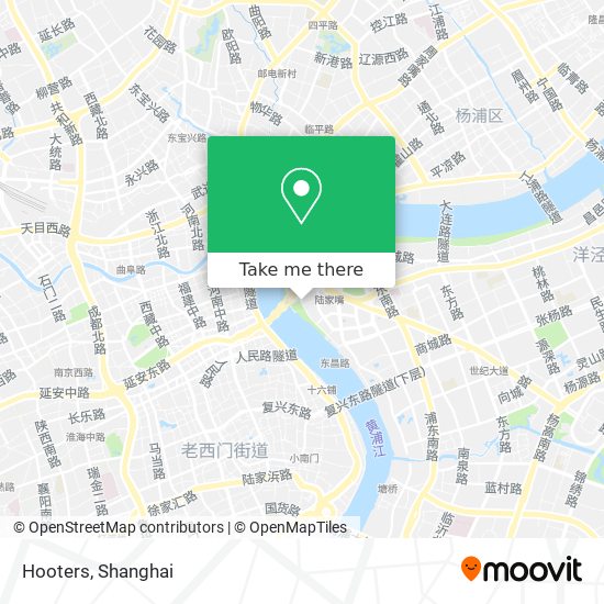 Hooters map