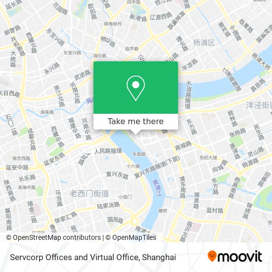 Servcorp Offices and Virtual Office map