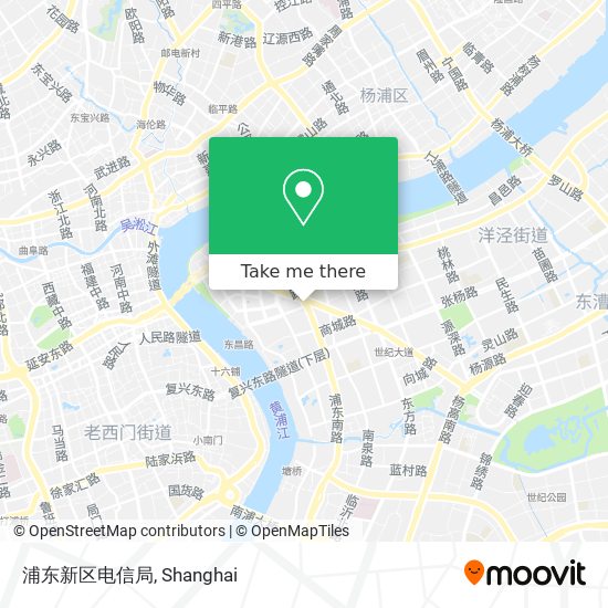 浦东新区电信局 map