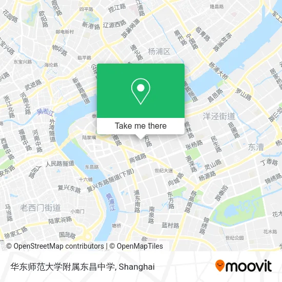 华东师范大学附属东昌中学 map