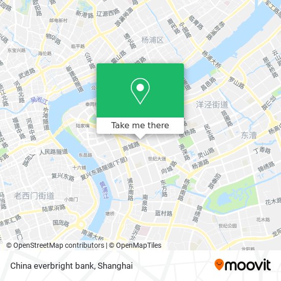 China everbright bank map
