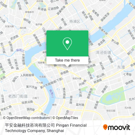 平安金融科技咨询有限公司 Pingan Financial Technology Company map