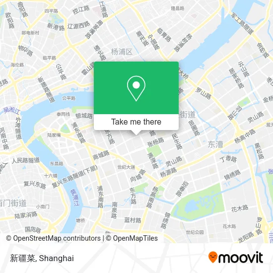 新疆菜 map