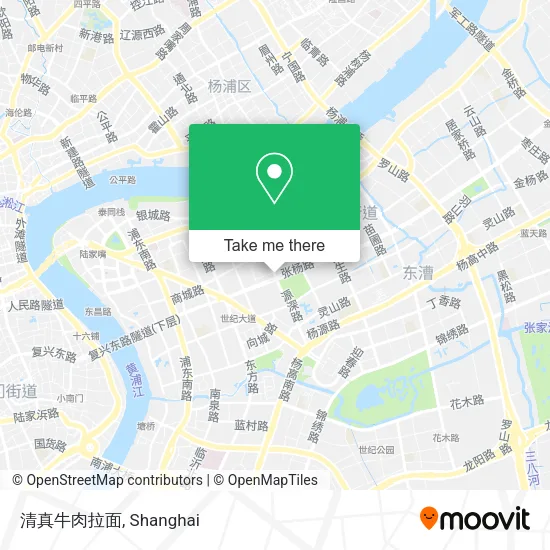 清真牛肉拉面 map