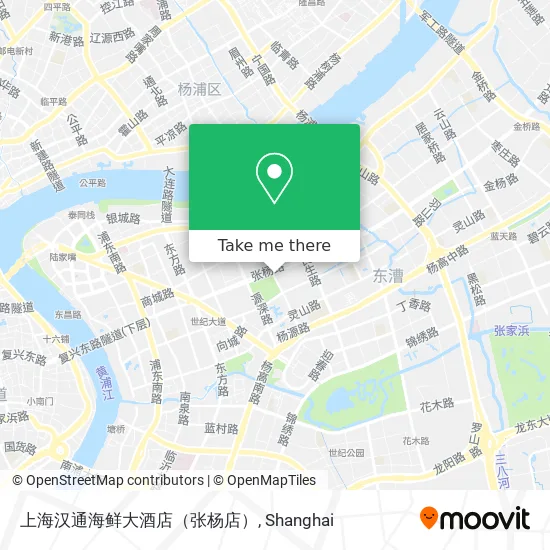 上海汉通海鲜大酒店（张杨店） map