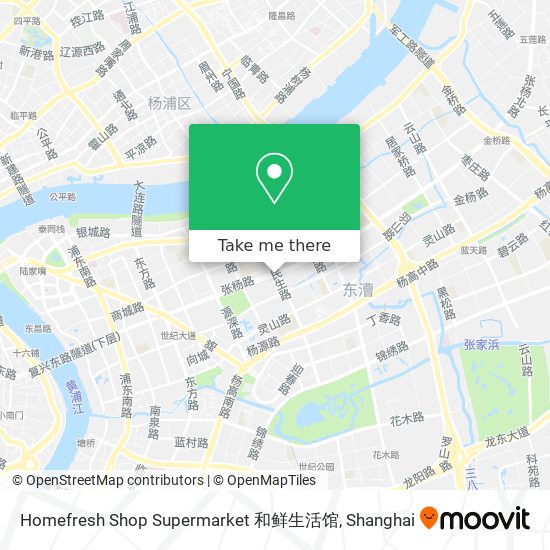 Homefresh Shop Supermarket 和鲜生活馆 map