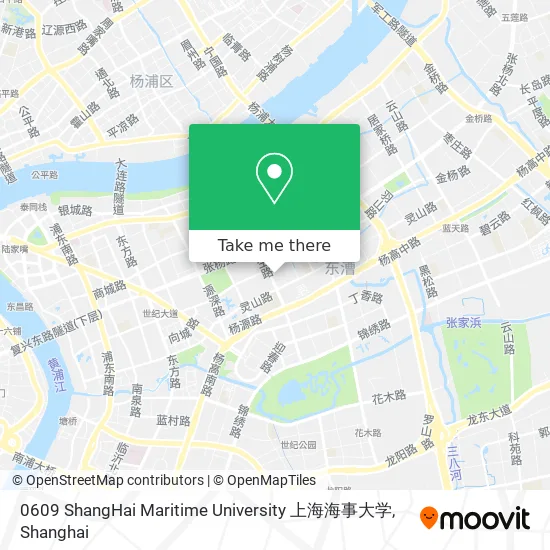 0609 ShangHai Maritime University 上海海事大学 map