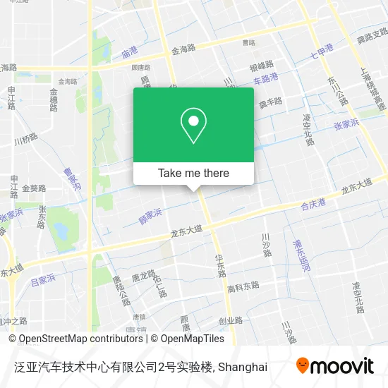 泛亚汽车技术中心有限公司2号实验楼 map