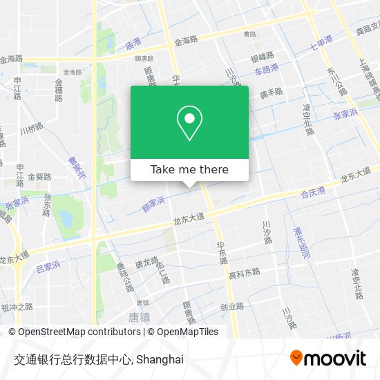 交通银行总行数据中心 map