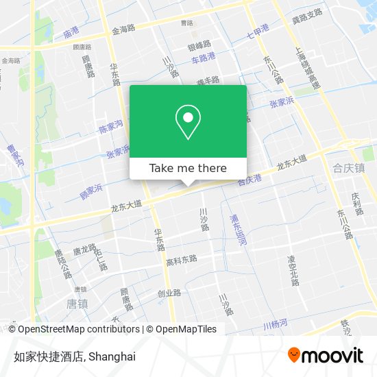 如家快捷酒店 map