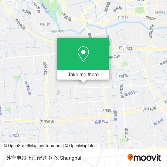 苏宁电器上海配送中心 map