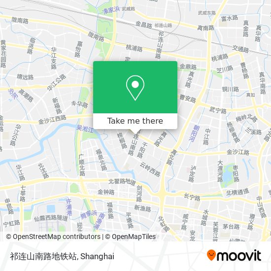 祁连山南路地铁站 map