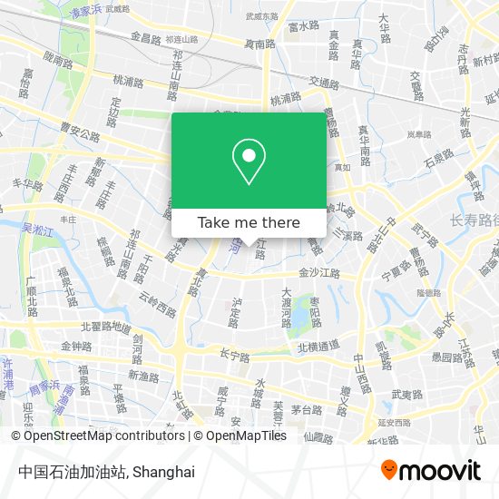 中国石油加油站 map