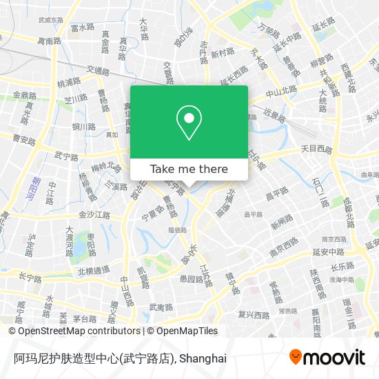 阿玛尼护肤造型中心(武宁路店) map