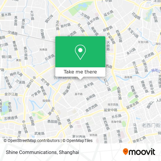 Shine Communications map