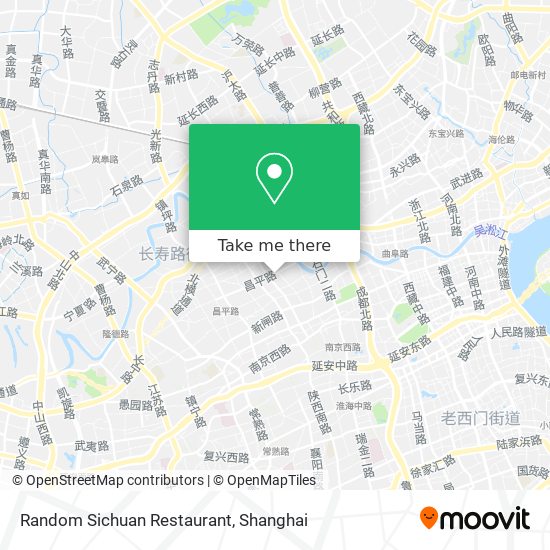 Random Sichuan Restaurant map