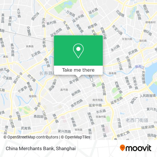 China Merchants Bank map