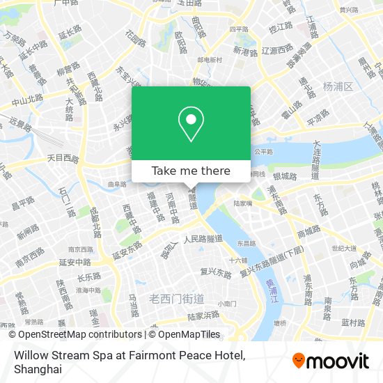 Willow Stream Spa at Fairmont Peace Hotel map