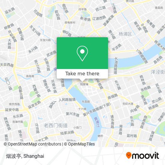 烟波亭 map
