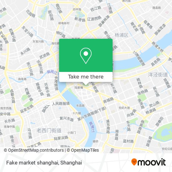 Fake market shanghai map