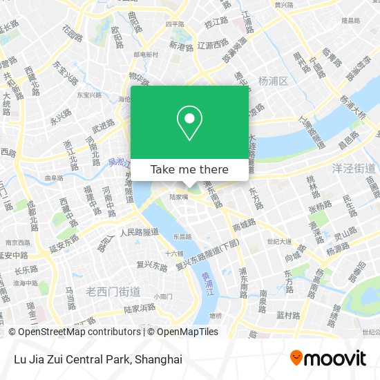 Lu Jia Zui Central Park map