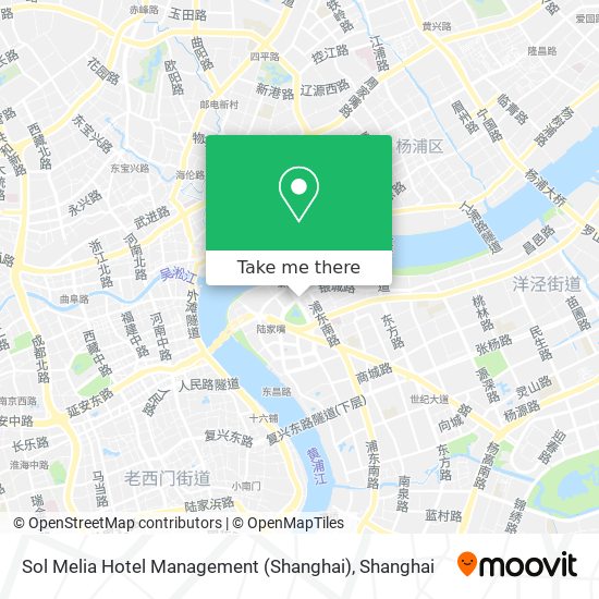 Sol Melia Hotel Management (Shanghai) map