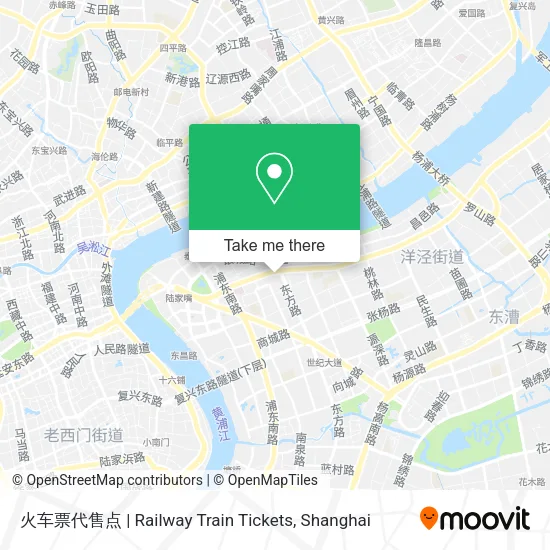 火车票代售点 | Railway Train Tickets map