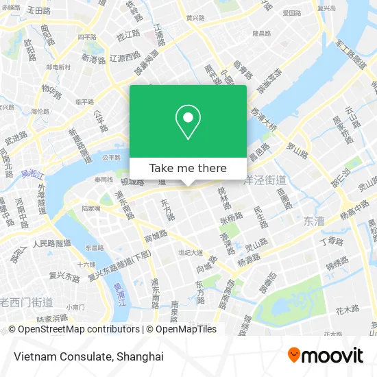 Vietnam Consulate map