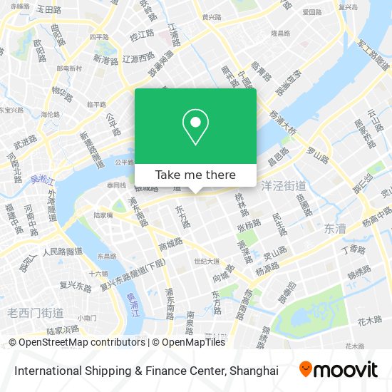 International Shipping & Finance Center map
