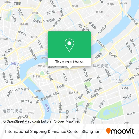 International Shipping & Finance Center map