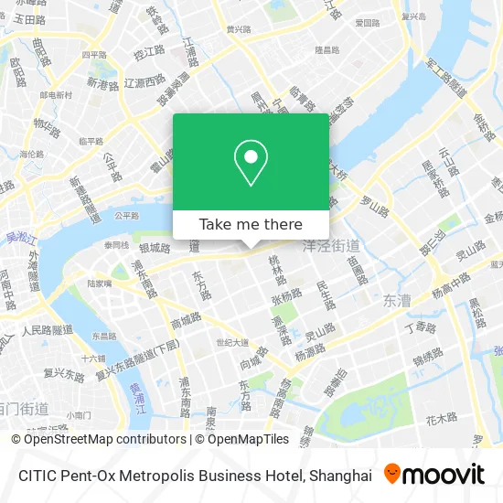 CITIC Pent-Ox Metropolis Business Hotel map