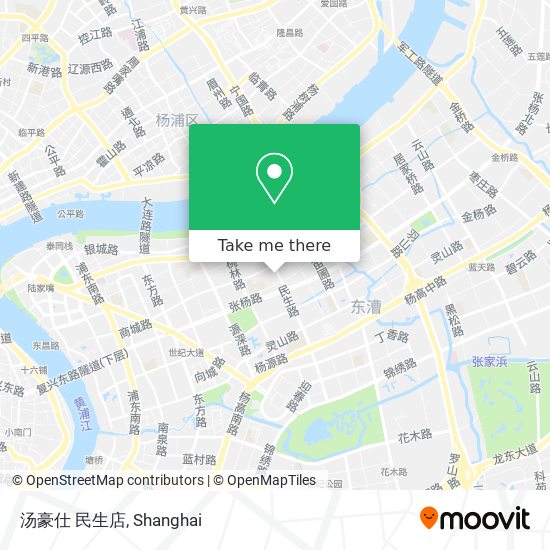 汤豪仕 民生店 map