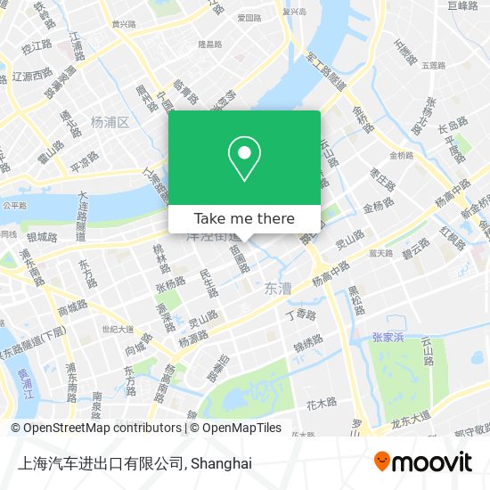 上海汽车进出口有限公司 map