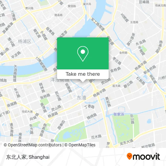 东北人家 map